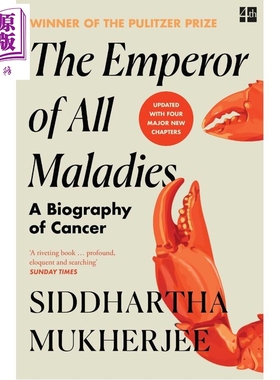 预售 众病之王 癌症传 英文原版 The Emperor of All Maladies A Biography of Cancer Siddhartha Mukherjee【中商原版】
