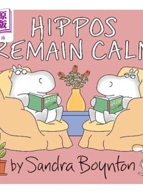 海外直订Hippos Remain Calm 河马保持冷静