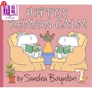Calm 河马保持冷静 Remain 海外直订Hippos