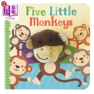 五只小猴子 Monkeys 海外直订Five Little