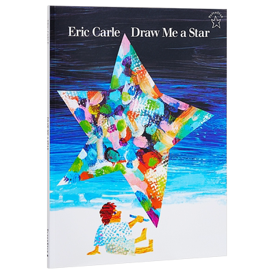 现货 【中商原版】艾瑞卡尔 画一个星星给我 英文原版 Draw me a Star 创意绘画绘本 3-6岁