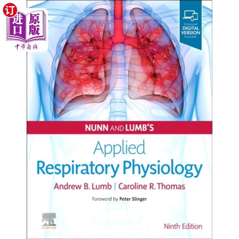 海外直订医药图书Nunn and Lumb's Applied Respiratory Physiology Nunn和Lumb的应用呼吸生理学