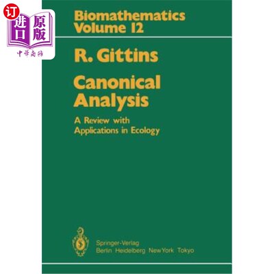海外直订Canonical Analysis: A Review with Applications in Ecology 典型分析及其在生态学中的应用