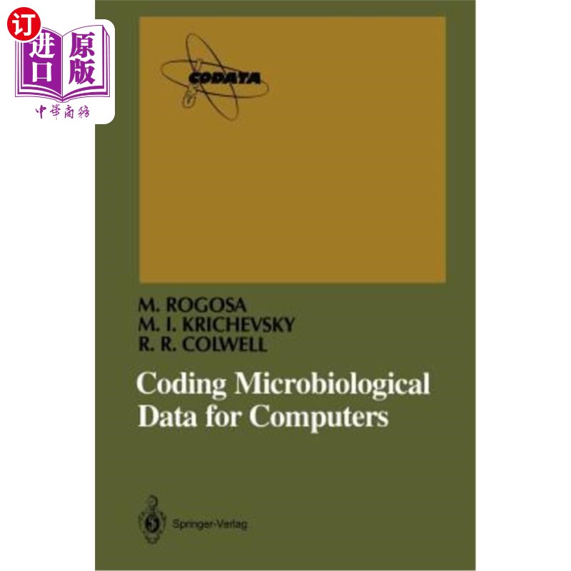 海外直订Coding Microbiological Data for Computers 计算机微生物数据编码