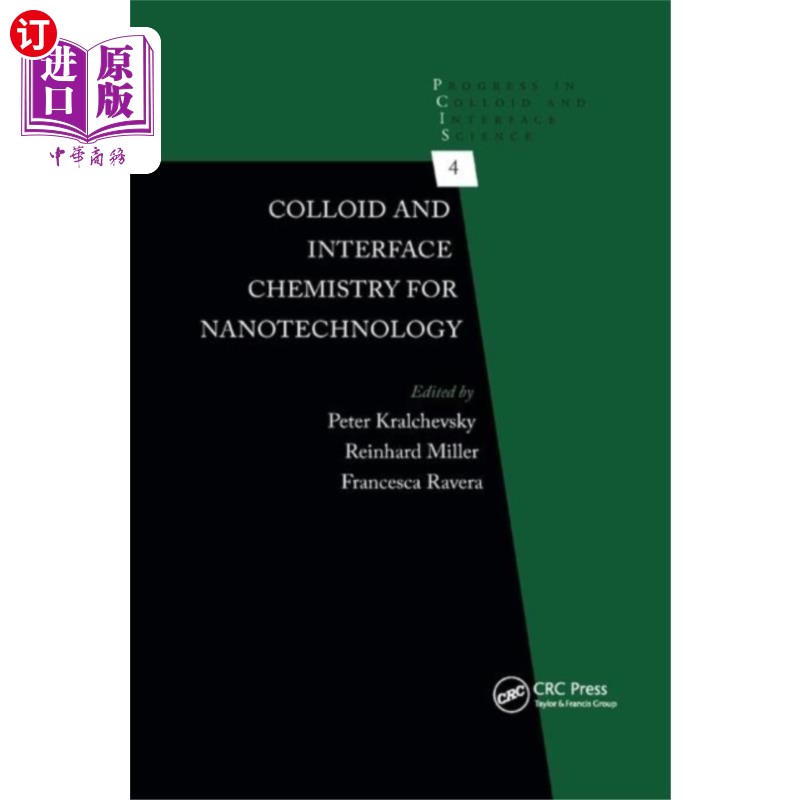 海外直订Colloid and Interface Chemistry for Nanotechnolo... 纳米技术的胶体和界面化学“，