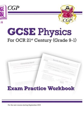 海外直订Grade 9-1 GCSE Physics: OCR 21st Century Exam Pr... 9-1年级GCSE物理:OCR 21世纪考试实践练习册