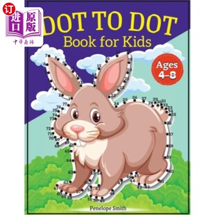 Dots the Connect 8岁儿童 点到点 书4 连接点 Ages Dot Book for 海外直订Dot Age Kids