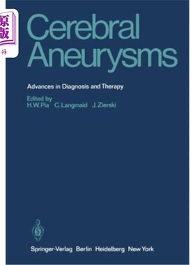 海外直订医药图书Cerebral Aneurysms: Advances in Diagnosis and Therapy 脑动脉瘤的诊断和治疗进展