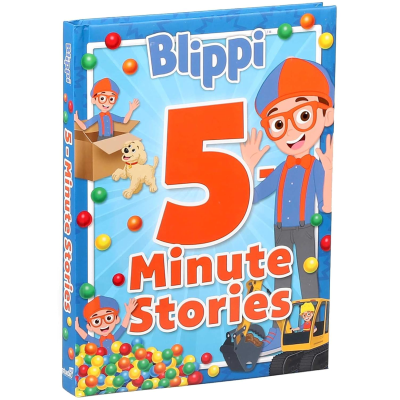 现货 Blippi 5分钟故事 Blippi 5-Minute Stories 英文原版 儿童绘本故事图画书 精装绘本 进口儿童读物 2-5岁童书【中商原版】