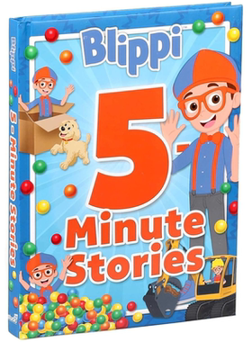 现货 Blippi 5分钟故事 Blippi 5-Minute Stories 英文原版 儿童绘本故事图画书 精装绘本 进口儿童读物 2-5岁童书【中商原版】