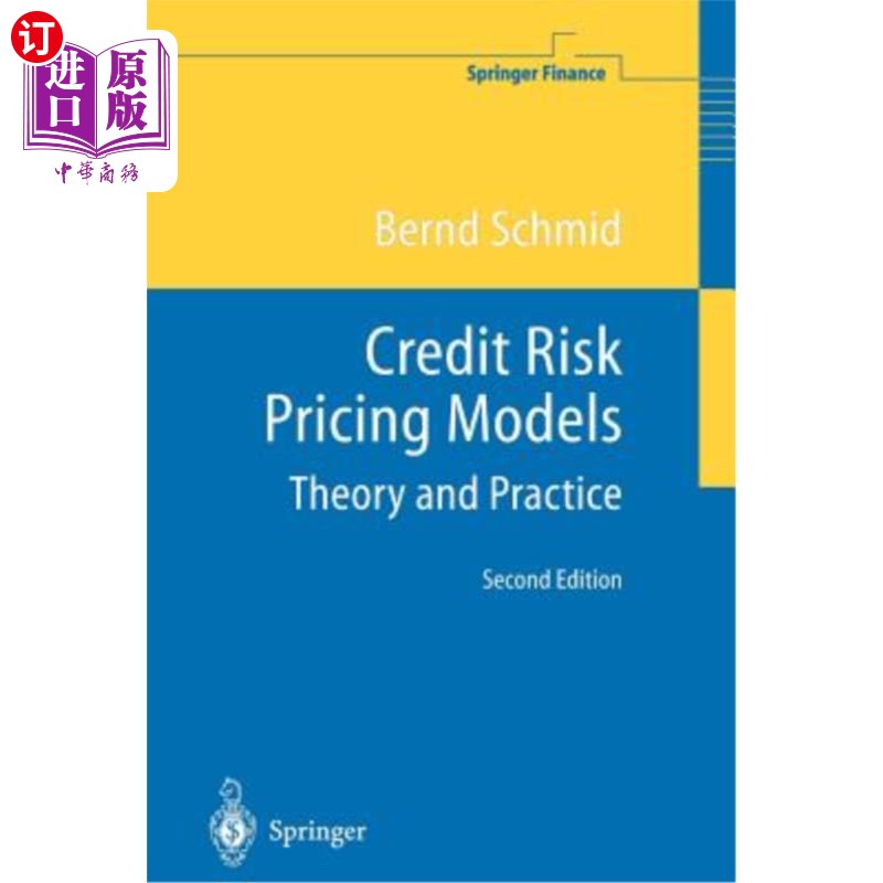 海外直订Credit Risk Pricing Models: Theory and Practice 信用风险定价模型的理论与实践