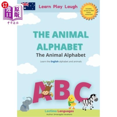 海外直订Animal Alphabet in English: Includes access to online activities 动物字母表英语：包括访问在线活动