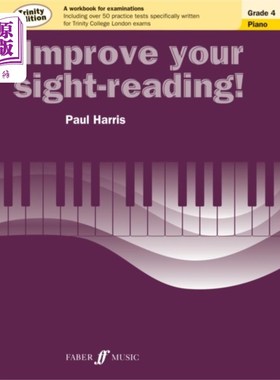 海外直订Improve Your Sight-Reading! Trinity Edition Pian... 提高你的视力！三一版钢琴四年级