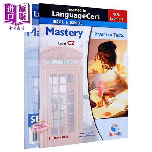 Succeed in LanguageCert - CEFR C2 Practice Tests  剑桥朗思国际通用英语测试备考教辅书自学套装【中商原版】