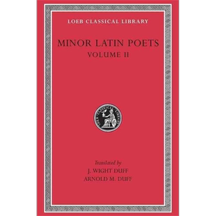 拉丁诗人 卷2 洛布古典丛书 原文拉英对照版 英文原版 Minor Latin Poets 哲学 诗歌 文学 【中商原版】