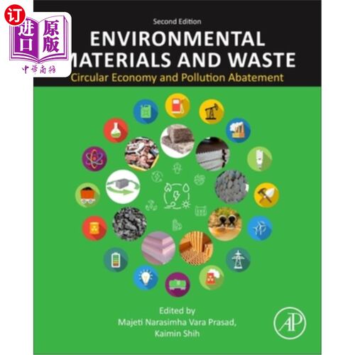 海外直订Environmental Materials and Waste: Circular Economy and Pollution Abatement Environmental M