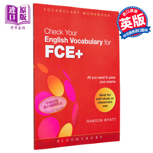 Check Your English Vocabulary for FCE+ 检查您的 FCE+ 英语词汇 Bloomsbury 英文原版 英语词汇学习【中商原版】
