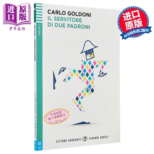 意大利语分级阅读读物 ELI Young Adult Readers Italian A2 Il servitore di due padroni 两位大师的仆人 含音频【中商原版