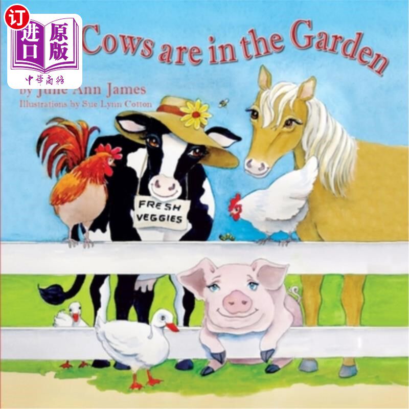 海外直订The Cows are in the Garden
