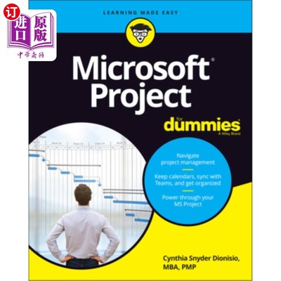 海外直订Microsoft Project for Dummies 微软傻瓜项目
