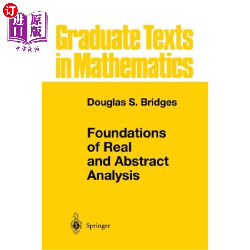 海外直订Foundations of Real and Abstract Analysis