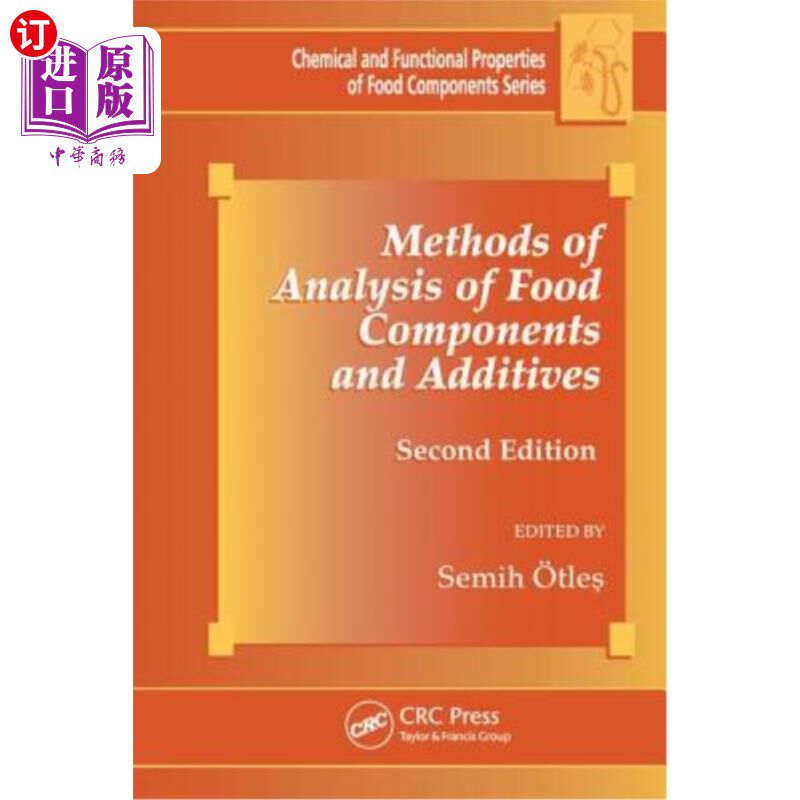 海外直订Methods of Analysis of Food Components and Additives