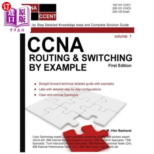 海外直订CCNA Routing & Switching By Example CCNA路由和交换示例