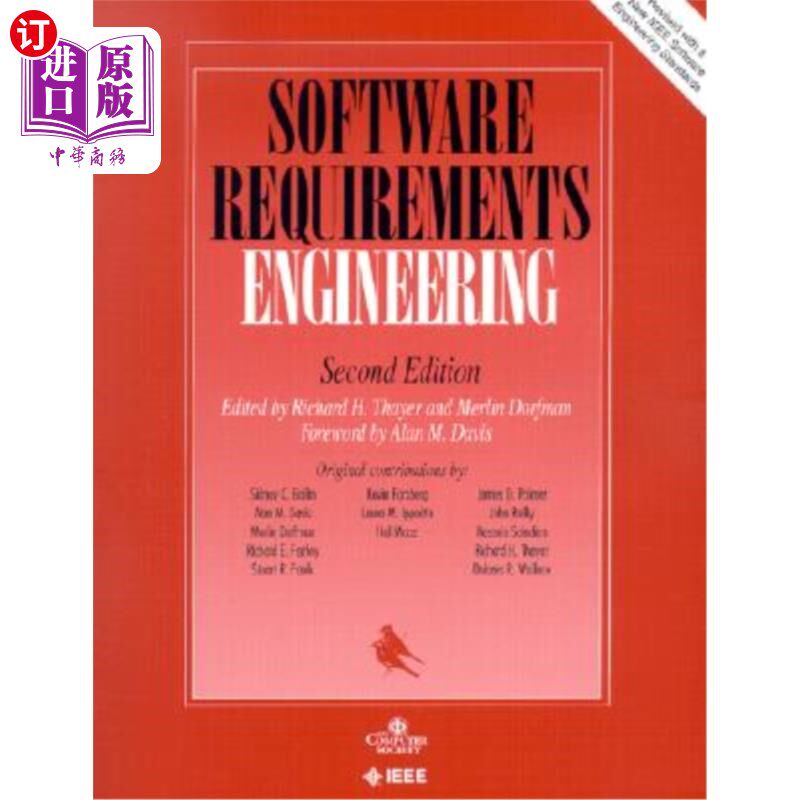 海外直订Software Requirements Engineering 2e Rev 软件需求工程，第2版，1999年修订（由Alan M。戴维斯）