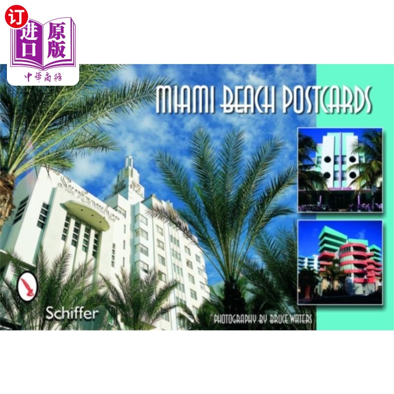 海外直订Miami Beach Postcards 迈阿密海滩明信片