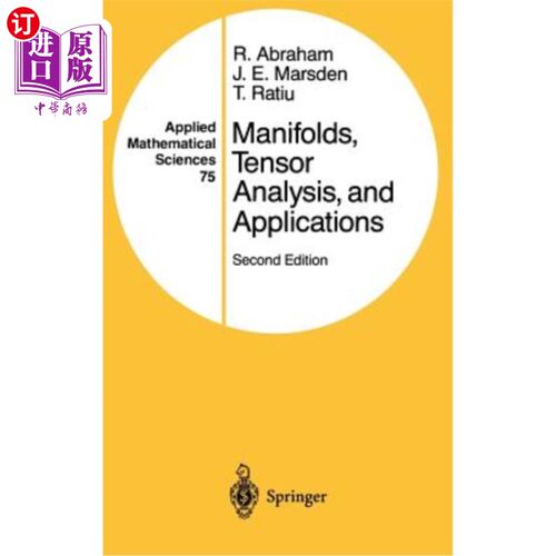 海外直订Manifolds, Tensor Analysis, and Applications 流形、张量分析和应用