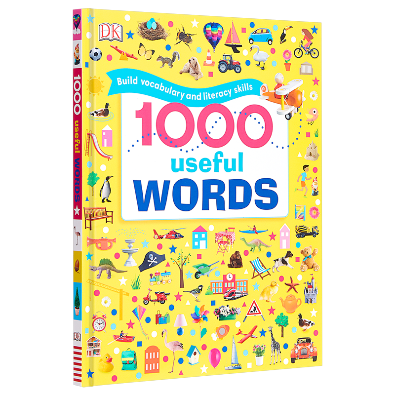 【中商原版】DK常用英语1000词 英文原版 1000 Useful Words 词汇量积累 阅读写作技能提升 精装 4-8岁幼儿学前教育科普早教?