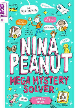 大冒险家妮娜2 Nina Peanut Mega Mystery Solver Book 2 英文原版 儿童漫画图画小说 幽默全彩画面 进口学乐童书【中商原版?
