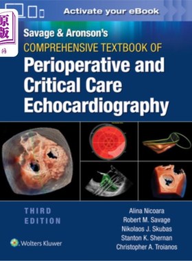 海外直订医药图书Savage & Aronson's Comprehensive Textbook of Perioperative and Critical Care Ech Savage