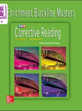 海外直订Corrective Reading Decoding Level C, Enrichment ... 纠正阅读解码C级，浓缩黑线大师