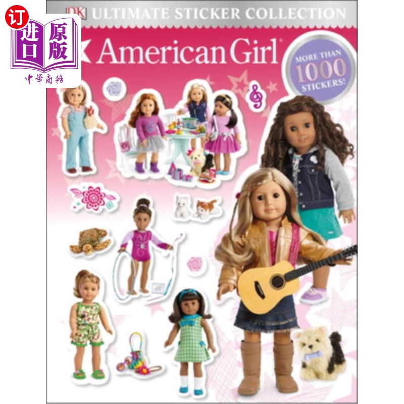 海外直订Ultimate Sticker Collection: American Girl 终极贴纸收藏:美国女孩
