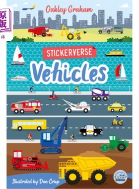 海外直订Stickerverse - My First Sticker Book Vehicles 我的第一本贴纸书车辆