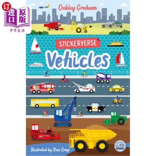海外直订Stickerverse - My First Sticker Book Vehicles 我的第一本贴纸书车辆