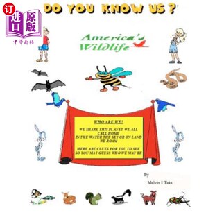 American 你认识我们吗猜猜谁会为北美动物押韵 Us? rhymes about who Know Guess animals 海外直订Do North You