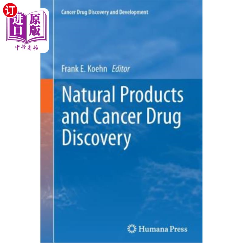 海外直订医药图书Natural Products and Cancer Drug Discovery 天然产物和癌症药物的发现