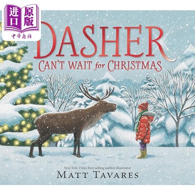 现货 圣诞快到了 Dasher Cant Wait for Christmas 英文原版 圣诞节主题儿童绘本 图画故事书 精装绘本 进口儿童读物【中商原版】