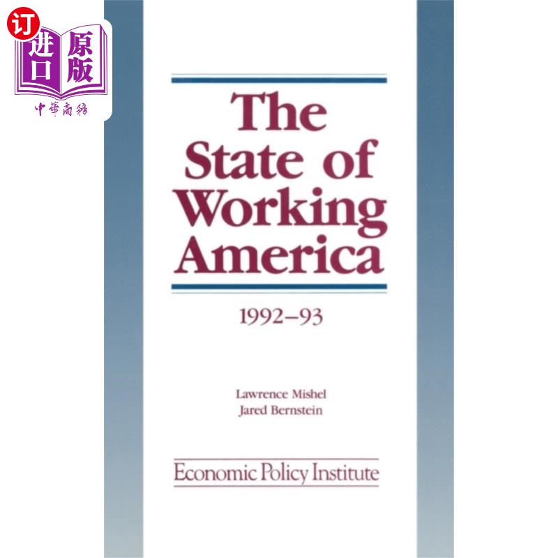 海外直订State of Working America 美国就业状况