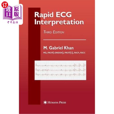 海外直订医药图书Rapid ECG Interpretation 快速心电图解释