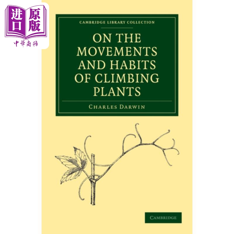 现货 论攀缘植物的运动与习性 On the Movements and Habits of Climbing Plants Charles Darwin 英文原版【中商原版】
