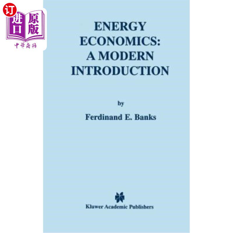 海外直订Energy Economics: A Modern Introduction 能源经济学:现代导论
