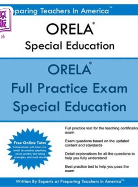 海外直订ORELA Special Education: ORELA Special Education Exam 奥雷拉特殊教育：奥雷拉特殊教育考试