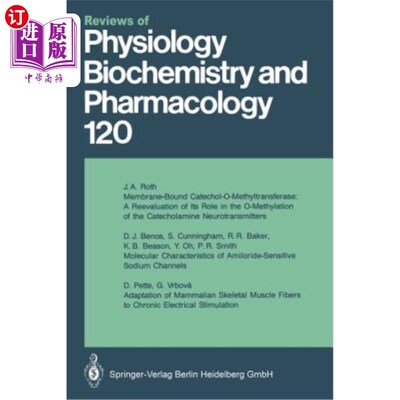 海外直订医药图书Reviews of Physiology, Biochemistry and Pharmacology: Volume: 120 生理学、生物化学和药理学综述：卷：120
