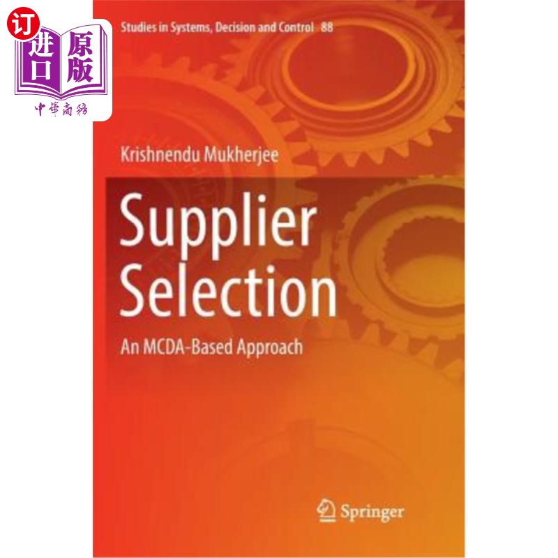 海外直订Supplier Selection: An McDa-Based Approach 供应商选择:基于mcda的方法