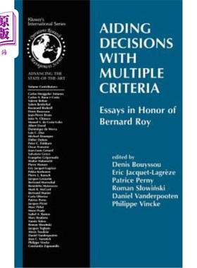 海外直订医药图书Aiding Decisions with Multiple Criteria: Essays in Honor of Bernard Roy 多准则辅助决策：纪念伯纳德·