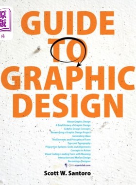 海外直订Guide to Graphic Design, plus MyArtsLab with Pea... 平面设计指南，加上MyArtsLab与Pearson eText