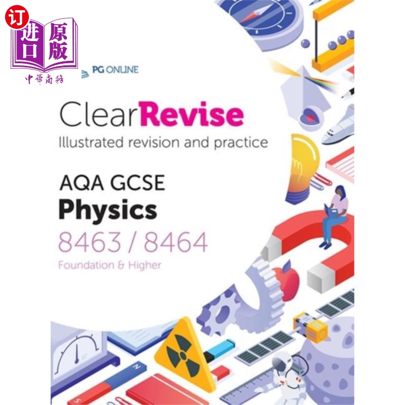 海外直订ClearRevise AQA GCSE Physics 8463/8464 澄清AQA GCSE物理8463/8464